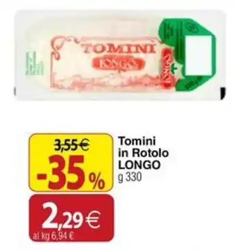 Docks Cash&Carry Tomini in Rotolo LONGO offerta