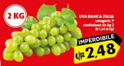 Spak Supermercati Uva bianca Italia offerta