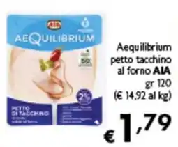 Spak Supermercati Aequilibrium petto tacchino al forno AIA offerta