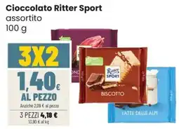 Coop Trentino Cioccolato Ritter Sport assortito offerta