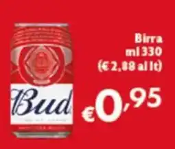 Spak Supermercati Bud Birra offerta