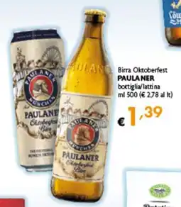Spak Supermercati Birra Oktoberfest Paulaner offerta