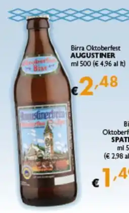 Spak Supermercati Birra Oktoberfest Augustiner offerta
