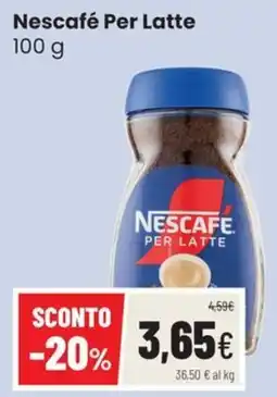 Coop Trentino Nescafé Per Latte offerta
