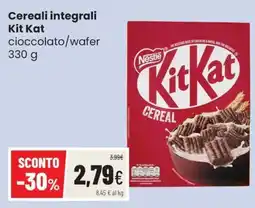 Coop Trentino Kit Kat Cereal offerta