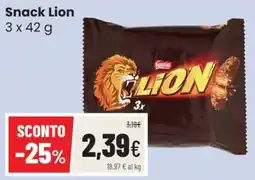 Coop Trentino Snack Lion offerta