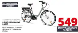 Comet Denver E-Bike Urbanmove E-4000 offerta