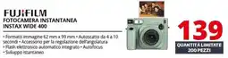 Comet Fujifilm fotocamera instantanea instax wide 400 offerta