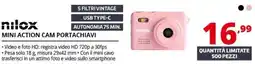 Comet nilox mini action cam portachiavi offerta
