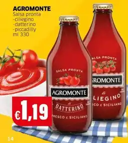 Mercati Alimentari Salsa pronta Agromonte di datterino offerta