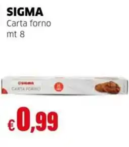 Mercati Alimentari Carta forno Sigma offerta