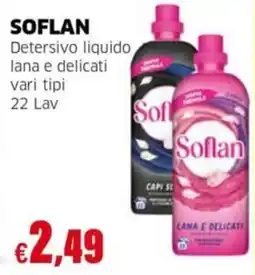 Mercati Alimentari Soflan Detersivo liquido lana e delicati offerta