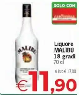 Eurospar Liquore MALIBÙ offerta