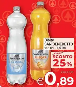 Eurospar Bibite SAN BENEDETTO offerta
