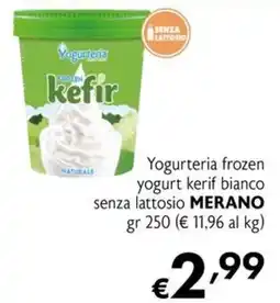 Maxi Supermercati Yogurteria frozen yogurt kefir bianco senza lattosio offerta