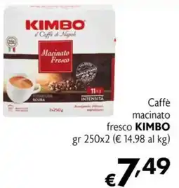 Maxi Supermercati Caffè macinato fresco KIMBO offerta