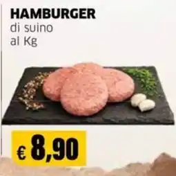 Mercati Alimentari Hamburger di suino offerta