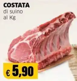 Mercati Alimentari Costata di suino offerta