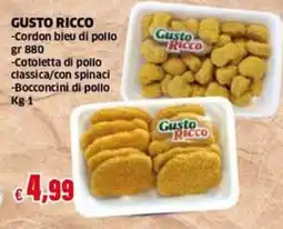 Mercati Alimentari Gusto Ricco Cordon bleu di pollo offerta