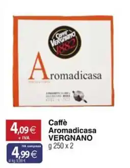 Docks Cash&Carry Caffè Aromadicasa VERGNANO offerta