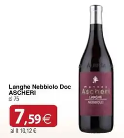 Docks Cash&Carry Langhe Nebbiolo Doc Ascheri offerta