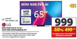 Comet LG MINI RGB EVO AI TV 65" offerta