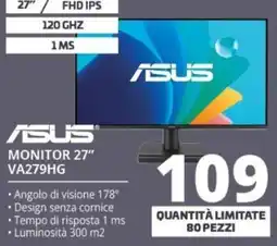 Comet Asus monitor 27" offerta