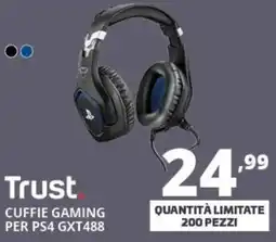 Comet Trust cuffie gaming per ps4 gxt488 offerta