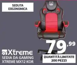 Comet Sedia da gaming Xtreme MX12 KOR offerta
