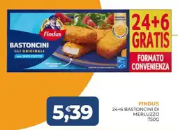 Moderna Findus bastoncini di merluzzo offerta