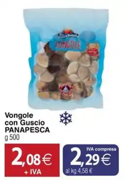 Docks Cash&Carry Vongole con Guscio PANAPESCA offerta