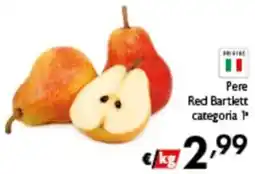 Spak Supermercati Pere Red Bartlett categoria 1ª offerta