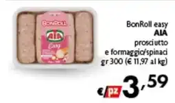 Spak Supermercati BonRoll easy AIA prosciutto e formaggio/spinaci offerta