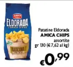 Spak Supermercati Patatine Eldorada AMICA CHIPS offerta
