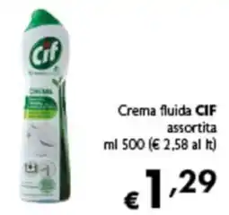 Spak Supermercati Crema fluida CIF offerta