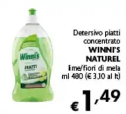 Spak Supermercati Detersivo piatti concentrato Winni's Naturel offerta