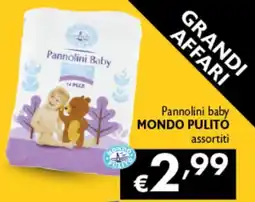 Spak Supermercati Pannolini baby MONDO PULITO offerta