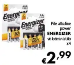 Spak Supermercati Pile alkaline power energizer offerta