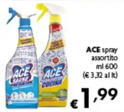 Spak Supermercati ACE spray assortito offerta