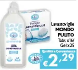 Spak Supermercati Lavastoviglie Mondo Pulito offerta