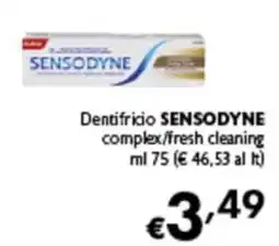 Spak Supermercati Dentifricio SENSODYNE complex/fresh cleaning offerta
