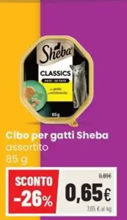 Coop Trentino Cibo per gatti Sheba assortito offerta