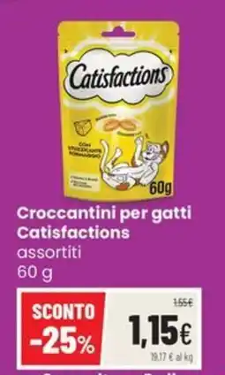 Coop Trentino Croccantini per gatti Catsifactions assortiti offerta
