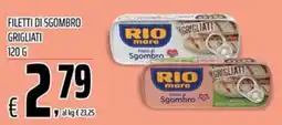 Coop Master Alleanza 3.0 Rio mare filetti di sgombro grigliati offerta