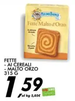 Coop Master Alleanza 3.0 Fette Malto d'Orzo Mulino Bianco offerta