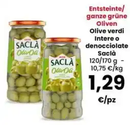 Interspar Olive verdi Saclà offerta