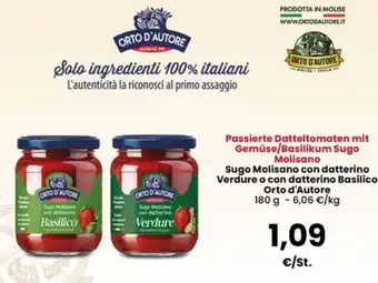 Sugo Molisano con datterino Basilico Orto d'Autore