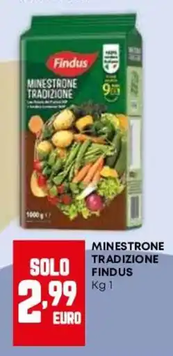 Pam Minestrone tradizione Findus offerta