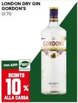 Pam London Dry Gin Gordon's offerta