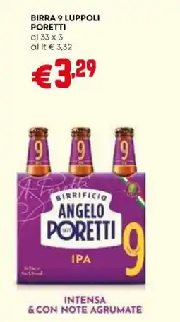 Pam Birra 9 Luppoli Poretti offerta